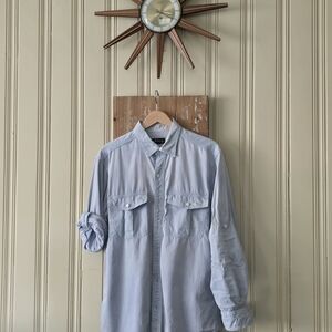 Orvis Classic Blue Roll-tab or L/S Shirt